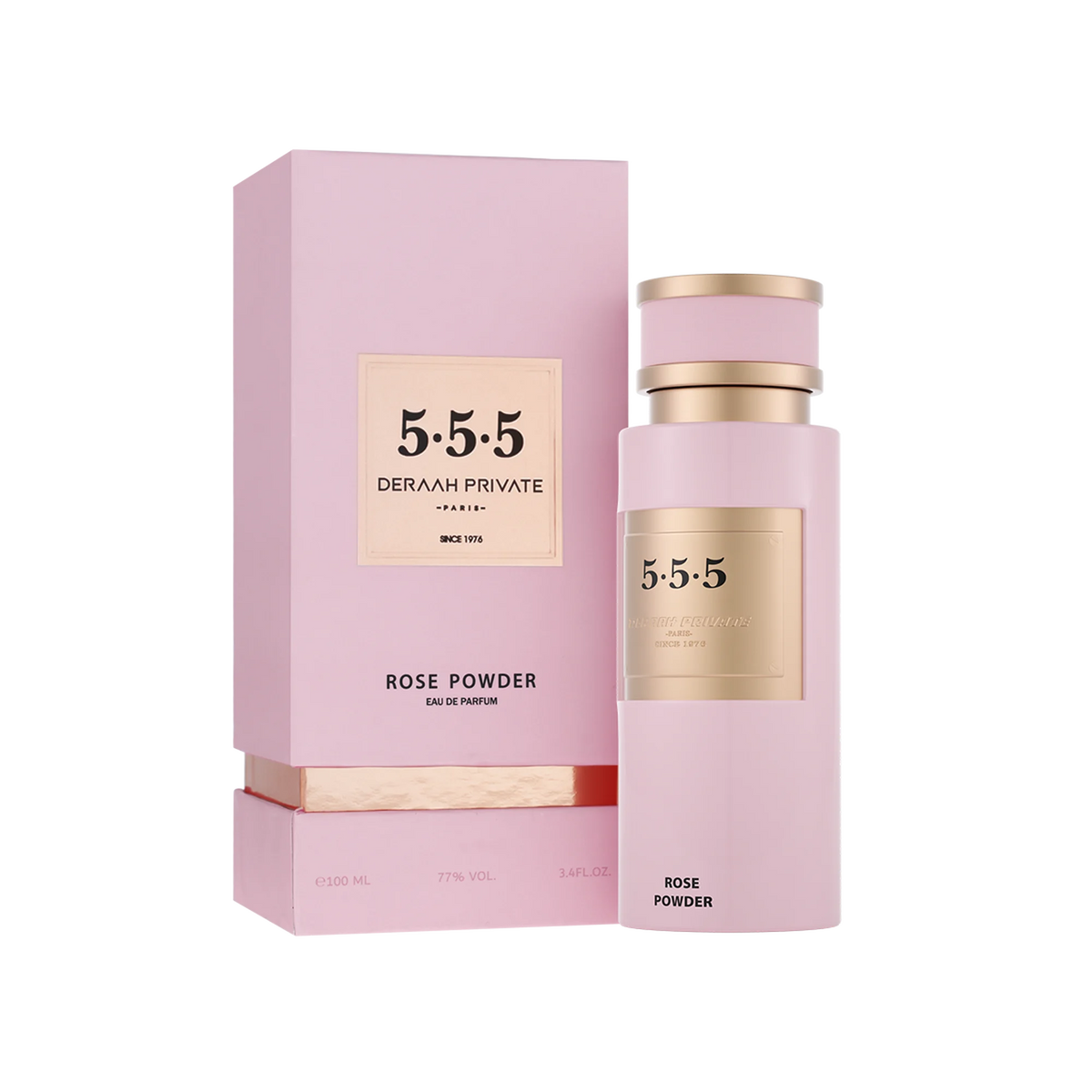 ديراه – 555 بريفيه روز باودر او دو برفان 100مل | Deraah 555 Rose Powder