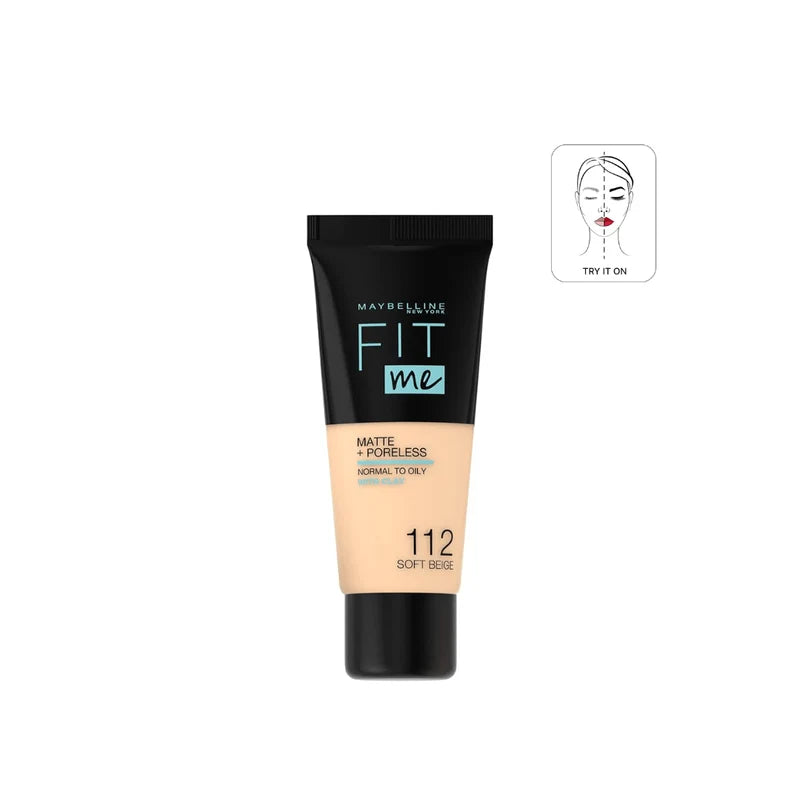 ماي بيلين – فيت مي فاونديشن مطفي بتغطية متوسطة | Maybelline Fit Me Matte