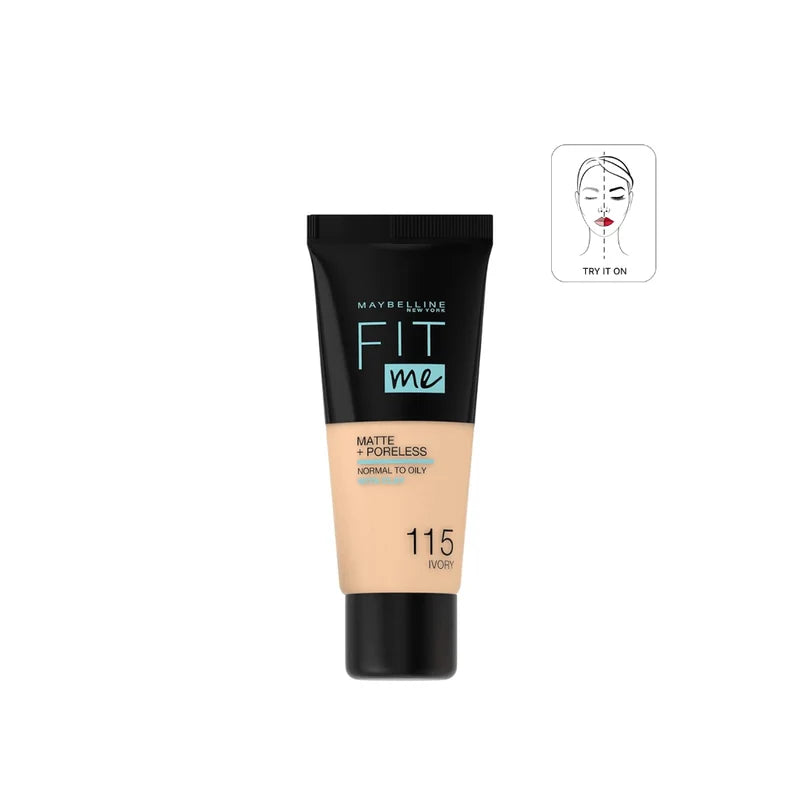 ماي بيلين – فيت مي فاونديشن مطفي بتغطية متوسطة | Maybelline Fit Me Matte
