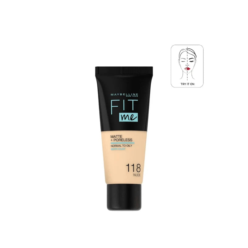 ماي بيلين – فيت مي فاونديشن مطفي بتغطية متوسطة | Maybelline Fit Me Matte