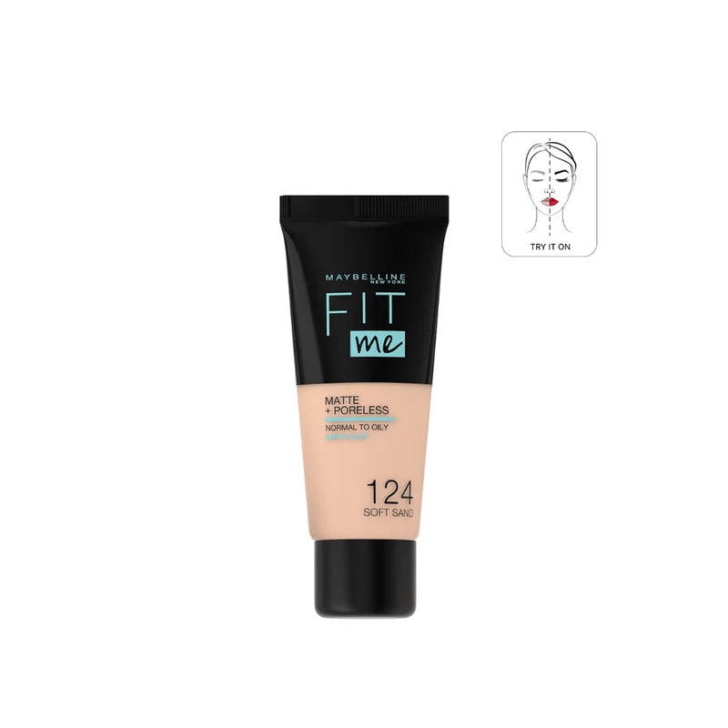 ماي بيلين – فيت مي فاونديشن مطفي بتغطية متوسطة | Maybelline Fit Me Matte