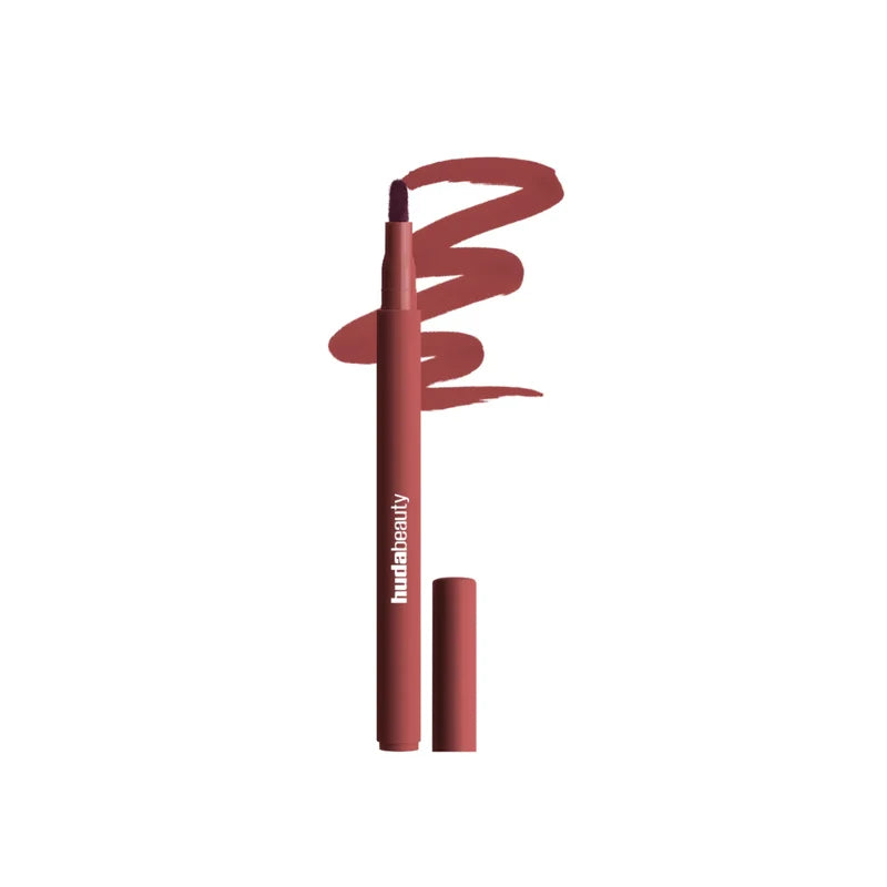 Huda Beauty Lip Contour – Lip Stain & Liner Hybrid | Matte Finish