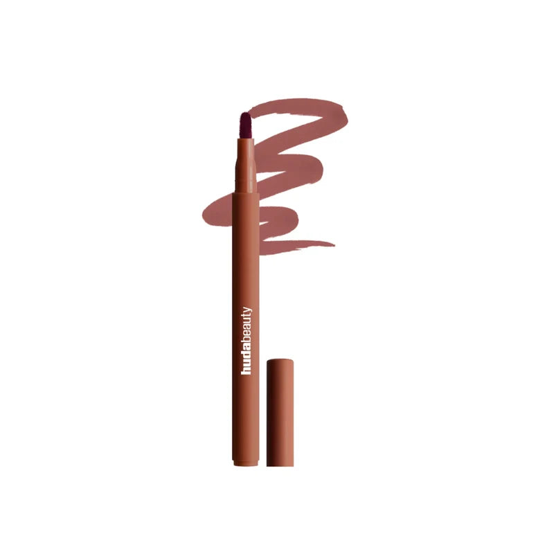 Huda Beauty Lip Contour – Lip Stain & Liner Hybrid | Matte Finish