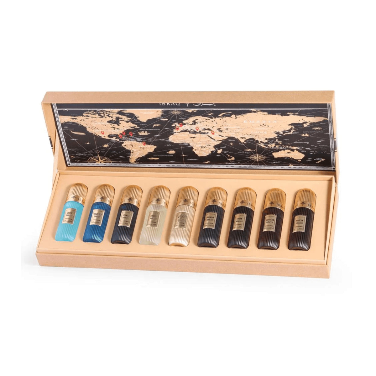 إبراق – مجموعة التوباكو 9 عطور مصغّرة | Ibraq Tobacco Collection