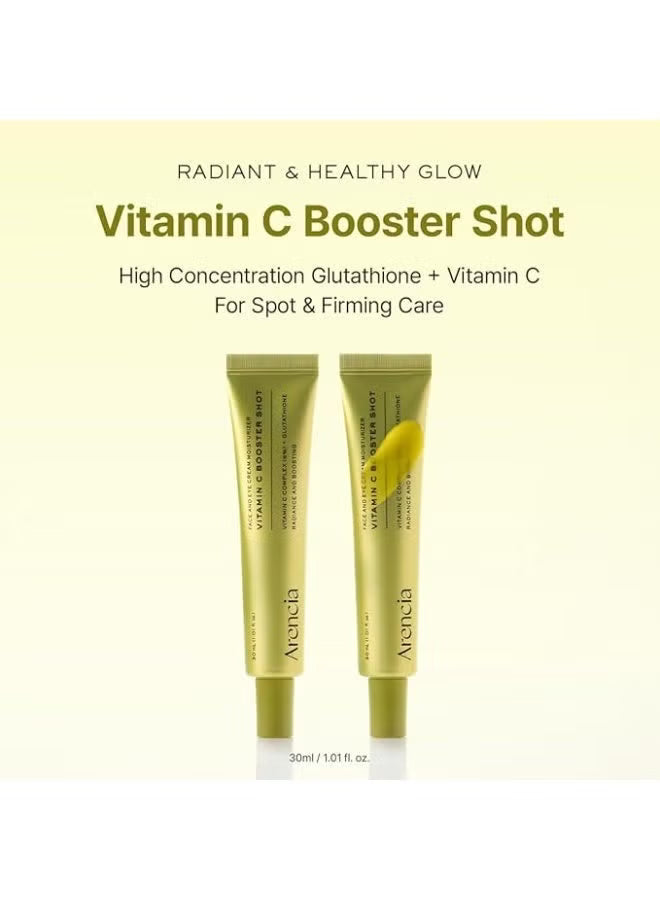 أرينسيا – بوستر شوت فيتامين C كريم مرطّب للوجه والعين 30مل | Arencia Vitamin C