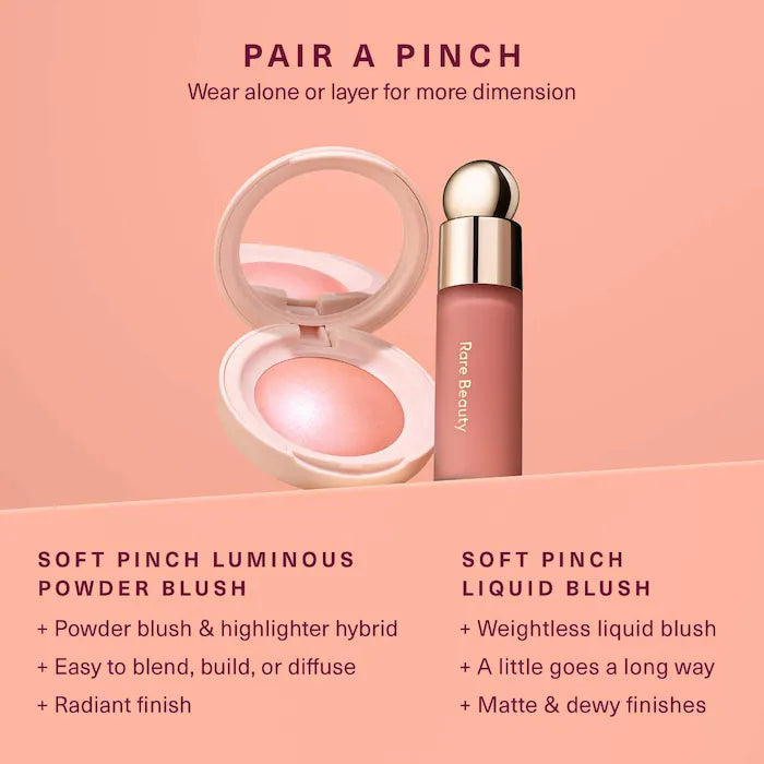 رير بيوتي – سوفت بينش بلاشر سائل خفيف | Rare Beauty Soft Pinch Liquid Blush